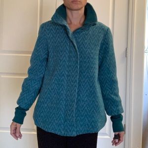 Prana Lily wool jacket deep teal like new